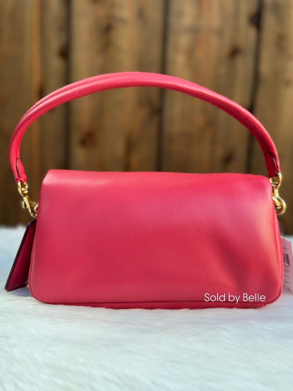 NWT Coach Red Apple Pillow Tabby 26 Purse - Picture 2 of 5